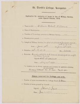 Applications for remission,